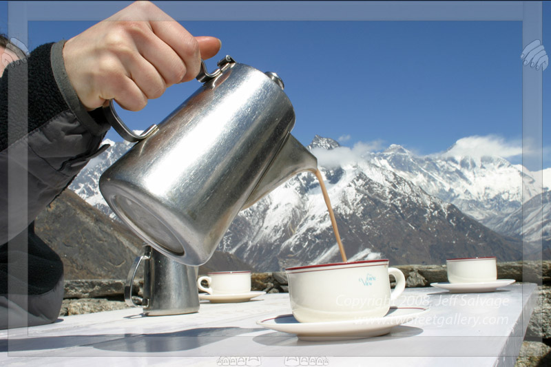 Hot Chocolate Served Right - Everest Base Camp Trek - Nepal