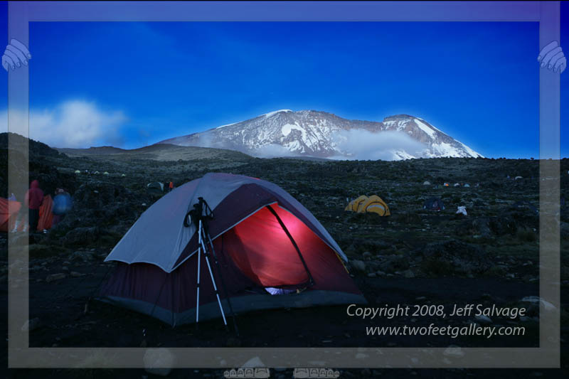 Tenting up Kilimanjaro - Tanzania