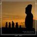 Big Headed Sunset - Easter Island, Chile