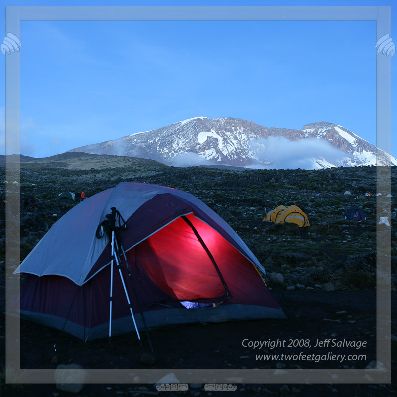 Tent with a View<BR>Kilimanjaro Trek, Tanzania
