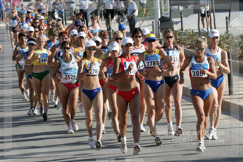 The Pack<BR>20K Women's Race Walk<BR>2004 Olympic Games - Athens, Greece