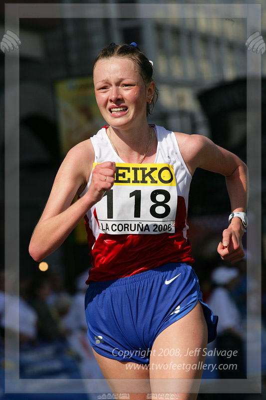 Irina Petrova<BR>20K Women's Race Walk<BR>2006 World Cup - La Coruna, Spain
