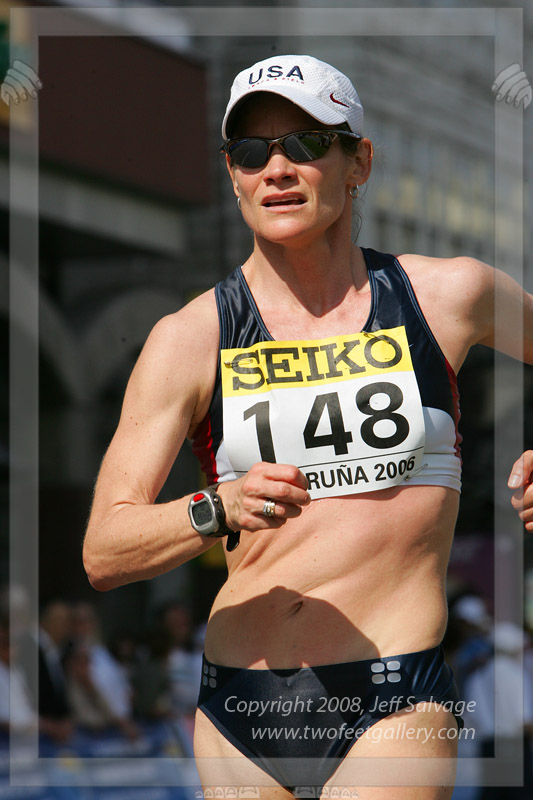 Jolene Moore<BR>20K Women's Race Walk<BR>2006 World Cup - La Coruna, Spain