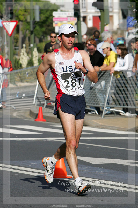 Tim Seaman<BR>20K Men's Race Walk<BR>2006 World Cup - La Coruna, Spain