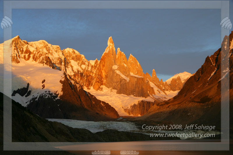 Sunrise over Cerro Torre and Laguna Torre<BR>Mount Fitz Roy Trek- Patagonia, Argentina