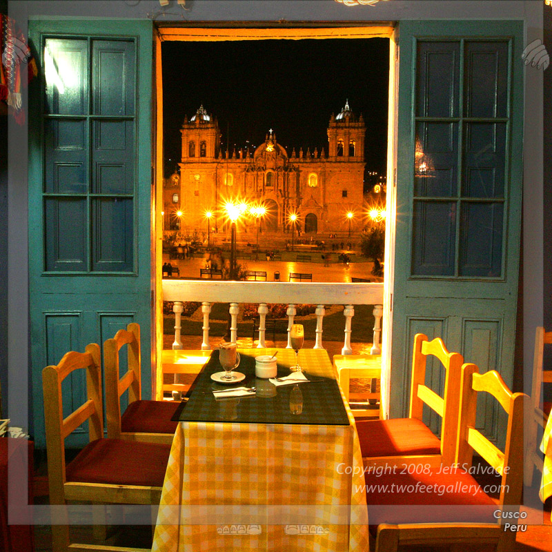 Room with a View of Plaza de Armas<BR>Cusco, Peru
