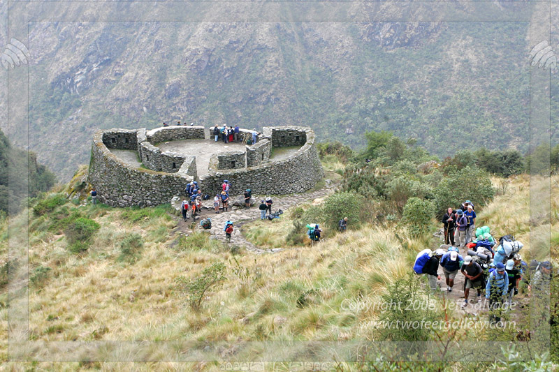 Ancient Ruins<BR>Inca Trail Trek, Peru